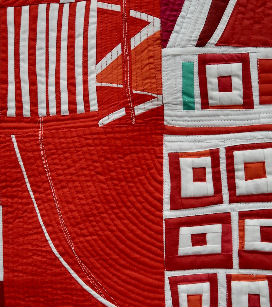 "She's Lost Control Again" by Irene Roderick - Detail